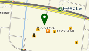 宅配ロッカーPUDO イオンモール名取(6A けやきコート北入口)の地図画像