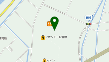 宅配ロッカーPUDO イオンモール 倉敷の地図画像