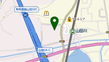 宅配ロッカーPUDO ウエルシア 精華町山田店の地図画像