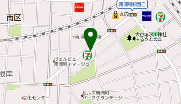 宅配ロッカーPUDO セブン-イレブン 南浦和文化通り店の地図画像