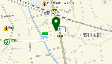 宅配ロッカーPUDO セブン-イレブン 川崎野川店の地図画像