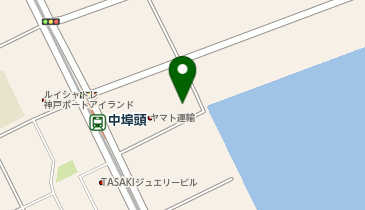 宅配ロッカーPUDO ヤマト運輸 神戸ポートアイランド営業所の地図画像