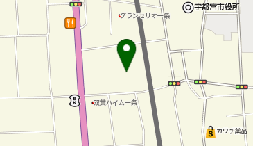 宅配ロッカーPUDO ヨークベニマル ミライト一条店の地図画像