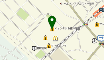 宅配ロッカーPUDO イオンスタイル東岸和田(Qst)の地図画像
