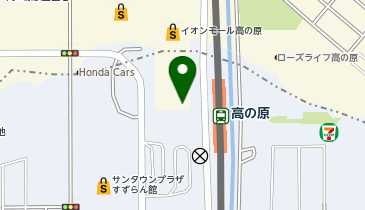 宅配ロッカーPUDO イオン高の原店(Qst)の地図画像