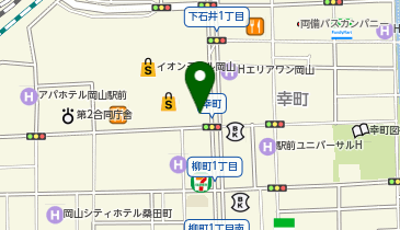宅配ロッカーPUDO イオンスタイル岡山(Qst)の地図画像