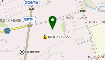 宅配ロッカーPUDO イオンスタイルおおとり(Qst)の地図画像