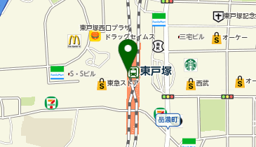 宅配ロッカーPUDO JR東日本 東戸塚駅 NEWDAYS脇(Mー1)の地図画像