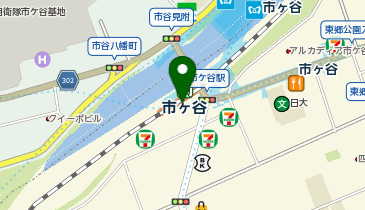 宅配ロッカーPUDO JR東日本 市ヶ谷駅 きっぷうりば付近(Mー1)の地図画像