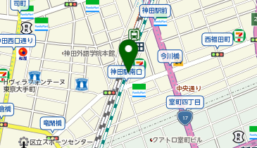宅配ロッカーPUDO JR東日本 神田駅 日本橋方面口(M-3)の地図画像