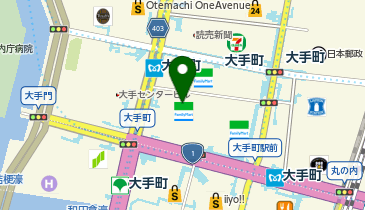 日本電信電話株式会社の地図画像