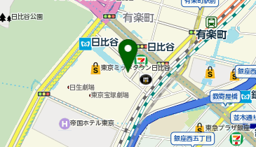 東宝株式会社の地図画像