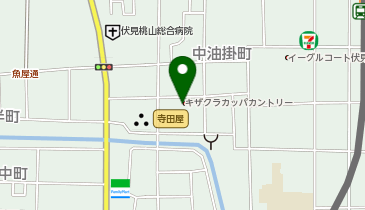 黄桜株式会社の地図画像