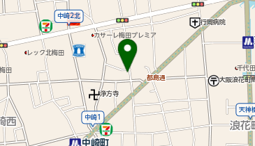 『クジラ乗り場はこちらです』 クジラ株式会社」(大阪市北区-社会関連-〒530-0016)の地図