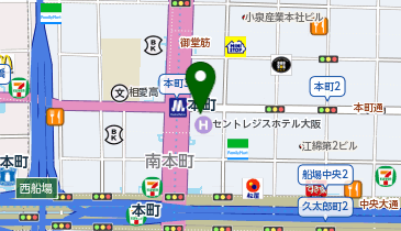 大阪セント・レジス・ホテル株式会社の地図画像