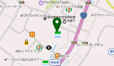 three株式会社の地図画像
