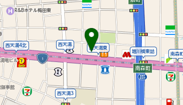株式会社十一電気商会」(大阪市北区-社会関連-〒530-0047)の地図