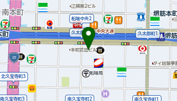 株式会社高田屋の地図画像