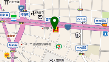 株式会社ホスピタルネットの地図画像