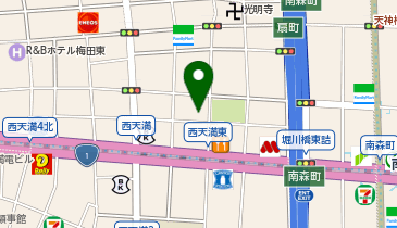 平成コンピュータ株式会社の地図画像