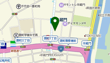 株式会社ジャパンエフエムネットワークの地図画像