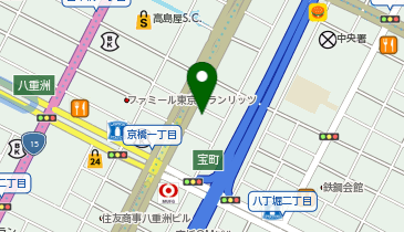 宝商株式会社の地図画像