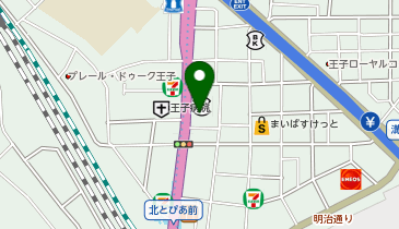 北王デリバリー株式会社の地図画像
