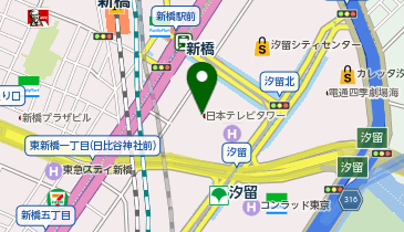 株式会社日テレアックスオンの地図画像