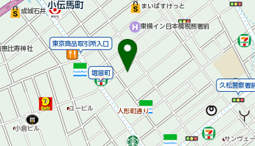 ハーティス株式会社の地図画像