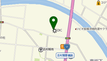 DIC株式会社の地図画像