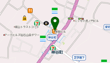 サンプロコミュニケーション株式会社の地図画像
