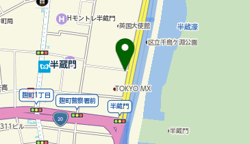 ダイソン株式会社の地図画像