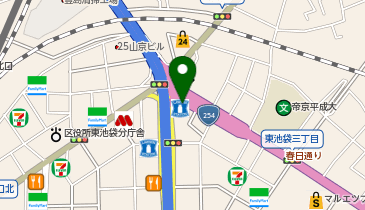 足立建設工業株式会社の地図画像