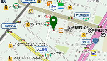 1UP株式会社の地図画像