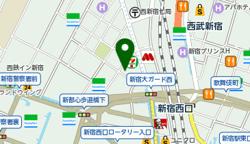はい・まっぷ　東京新宿区 株式会社エイチアンドエヌ」(新宿区-社会関連-〒160-0023)の地図