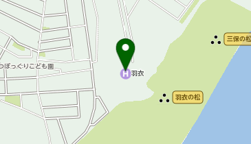 株式会社羽衣ホテルの地図画像