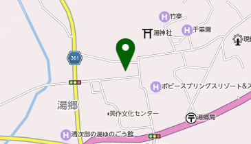 株式会社湯郷グランドホテルの地図画像