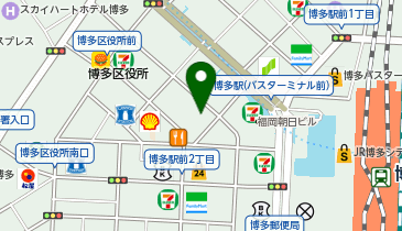JR九州商事株式会社の地図画像