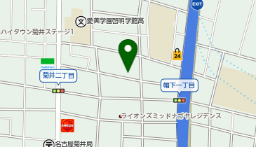 株式会社菓楽の地図画像