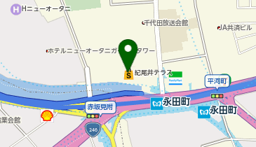 PayPayカード株式会社の地図画像
