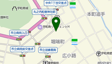 宇和島器械有限会社の地図画像