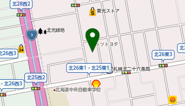 ヤナガワ自動車株式会社の地図画像