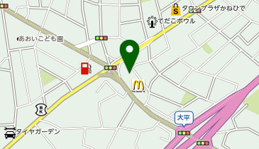 有限会社上田不動産の地図画像