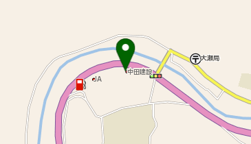 中田建設株式会社の地図画像