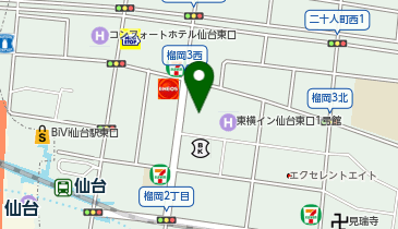 伊藤忠エネクスホームライフ東北株式会社の地図画像