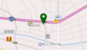 有限会社ピースの地図画像