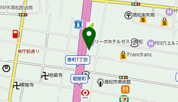あなぶきヘルスケア株式会社の地図画像