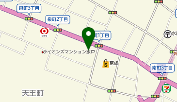 有限会社水戸山翠商事の地図画像