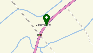 北東開発工業株式会社の地図画像