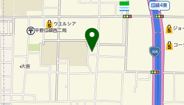田中工業株式会社の地図画像